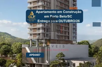 Apartamento em construção em porto belo/sc com 170m² área privativa sendo 4 suítes, 3 vagas de garagem, área de lazer completa