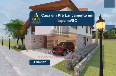 Casa em pré lançamento em condominio fechado com 302m² área privativa sendo 5 suítes 3 vagas de garagem