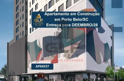 Apartamento em Construção em Porto Belo/SC com 63,84m² área privativa sendo 14 suíte 1 vaga de garagem área de lazer completa