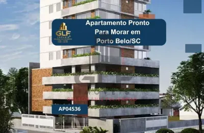 Apartamento pronto para morar em porto belo/sc com 102m² área privativa sendo 2 suítes 2 vagas de garagem lazer completo