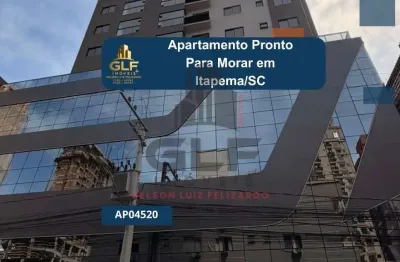 Apartamento Pronto para morar em Itapema/SC bairro Morretes com  70m² área privativa com 2 dormitórios sendo 1 suíte, 1 vaga de garagem