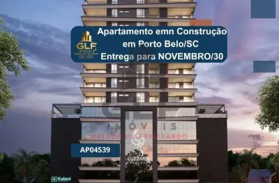 Apartamento em construção em porto belo/sc com 80m² área privativa sendo 2 suítes 1 vaga de garagem área de lazer completa