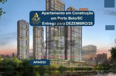 Apartamento em construção em porto belo/sc com 144,03m² área privativa sendo 3 suítes 3 vagas de garagem área de lazer completa