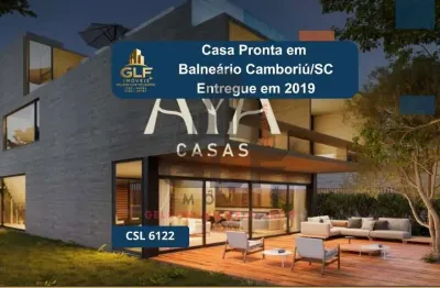 Casa Pronta em Balneário Camboriú, com 388,80,² área privativa sendo, 3 suítes, 4 vagas de garagem,