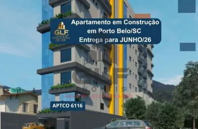 Apto em Construção em Porto Belo, com 208m² área privativa sendo, 3 suíte, 2 vagas de garagem, área de lazer completa