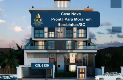 Casa Pronto em Bombinhas com 116,70m² área de lazer sendo 3 suítes, 2 vagas de garagem, área de lazer completa