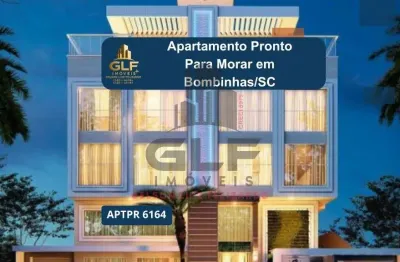 Apto Pronto em Bombinhas, com 157,10m² área privativa sendo, 3 suítes, 2 vagas de garagem, área de lazer completa