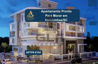 Apto Pronto em Bombinhas, com 114,40m² área privativa sendo, 2 suítes, 2 vagas de garagem, área de lazer completa