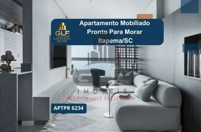 Apto Pronto em Itapema/SC bairro Meia Praia, com 128,5m² área privativa, sendo 3 suítes, 3 vagas de garagem, área de lazer completa