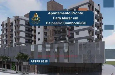 Apto Pronto em Camboriú, com 81,77m² área Privativa, com 3 dormitórios sendo 1 suíte, 2 vagas de garagem, área de lazer completa