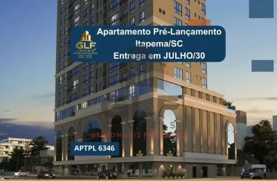 Apto Pré Lançamento em Itapema/SC bairro Morretes, com 66,30m²área privativa sendo, 2 suítes, 1 vaga de garagem, área de lazer completa