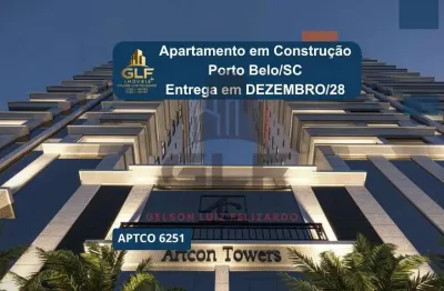 Apto em Construção em Itapema/SC bairro Balneário Camboriú, com 118m² área privativa, sendo 3 suítes, 2 vagas de garagem, área de lazer completa