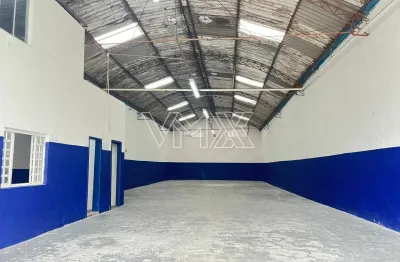 Galpão para locação – 300m² | jardim andaraí – sp | porta automática & pé direito alto