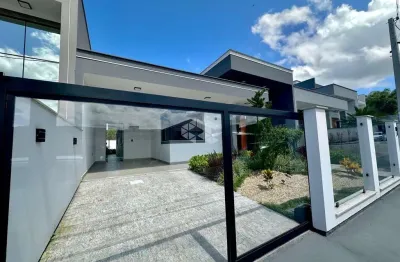 Casa alto padrão com suíte e área gourmet em são josé - sc, lisboa iii - forquilha à venda