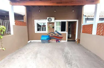 Casa com 2 dormitórios à venda, 82 m² por r$ 260.000,00 - três marias - esteio/rs