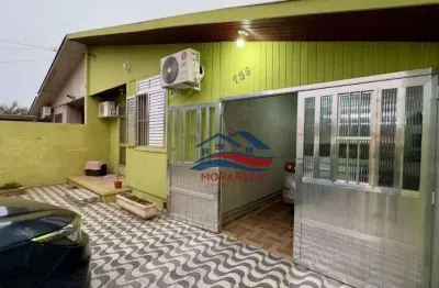 Casa com 2 dormitórios à venda, 88 m² por r$ 260.000 - harmonia - canoas/rs