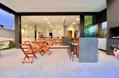 Casa em condomínio fechado com 3 quartos à venda na rua nelson brunelli, 100, parque tauá, londrina por r$ 1.490.000