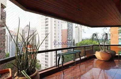 Cobertura com 4 dormitórios 3 suítes à venda, 581 m²  - moema pássaros - são paulo/sp