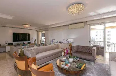 Apartamento com 4 dormitórios à venda, 252 m² por r$ 4.300.000,00 - campo belo - são paulo/sp