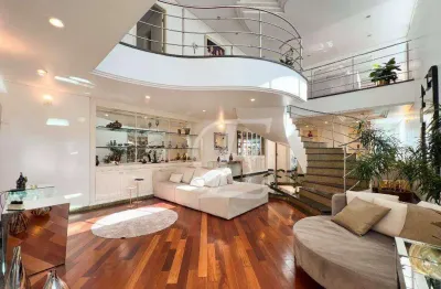 Casa com 4 dormitórios à venda, 440 m² por r$ 6.800.000,00 - alto de pinheiros - são paulo/sp