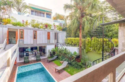 Casa com 3 dormitórios à venda, 443 m² por r$ 19.950.000,00 - cidade jardim - são paulo/sp