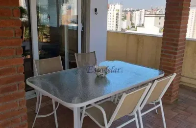 Cobertura com 4 dormitórios à venda, 445 m² por r$ 2.400.000,00 - campo belo - são paulo/sp