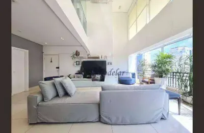 Cobertura com 4 dormitórios à venda, 230 m² por r$ 4.250.000,00 - campo belo - são paulo/sp