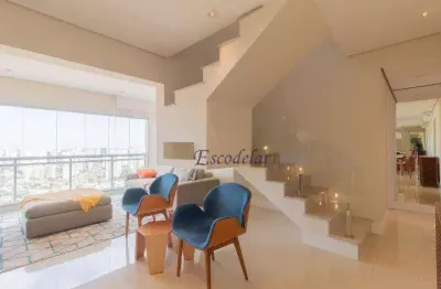 Cobertura com 3 dormitórios à venda, 175 m² por r$ 3.990.000,00 - brooklin novo - são paulo/sp