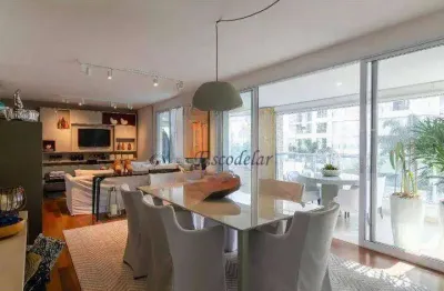 Apartamento com 4 dormitórios à venda, 233 m² por r$ 4.400.000,00 - campo belo - são paulo/sp
