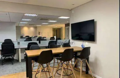 Conjunto para alugar, 410 m², bem planejado. , 74 posições montadas- vila olímpia - próximo ao shopping