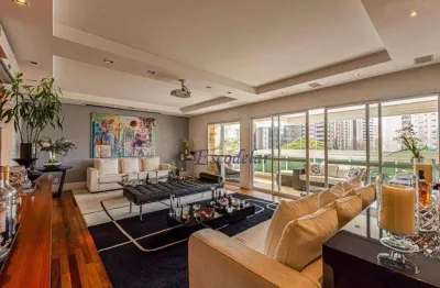 Apartamento com 4 dormitórios à venda, 245 m² por r$ 4.300.000,00 - brooklin - são paulo/sp