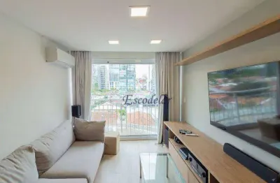 Apartamento com 2 dormitórios à venda, 80 m² por r$ 2.200.000,00 - vila olímpia - são paulo/sp