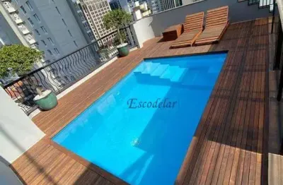 Cobertura com 4 dormitórios à venda, 220 m² por r$ 7.500.000,00 - itaim bibi - são paulo/sp