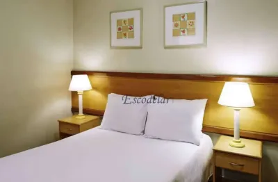 Apartamento com 2 quartos, com varanda, com vaga equipado e mobiliado, para alugar, 50 m² - cidade monções - perto estação berrini,