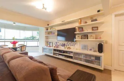 Apartamento com 3 dormitórios à venda, 190 m² por r$ 1.750.000,00 - campo belo - são paulo/sp