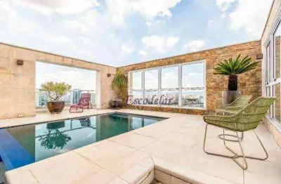 Cobertura com 4 dormitórios à venda, 404 m² por r$ 7.000.000,00 - perdizes - são paulo/sp