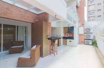 Apartamento duplex para alugar, 173 m² por r$ 18.117,00/mês - brooklin paulista - são paulo/sp