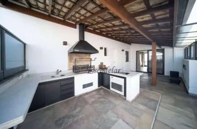 Cobertura mobiliada - com 4 quartos/3suítes  à venda, 364 m²  - moema - são paulo/sp