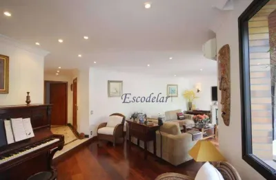 Apartamento com 4 dormitórios 3 suítes 3 vagas  moema pássaros sp