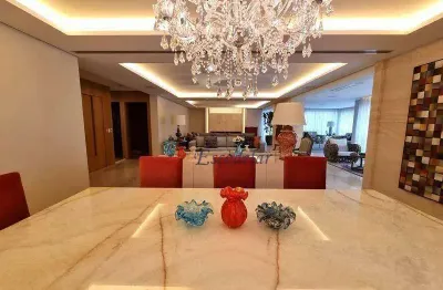 Apartamento com 4 dormitórios para alugar, 375 m² por r$ 67.700,00/mês - campo belo - são paulo/sp