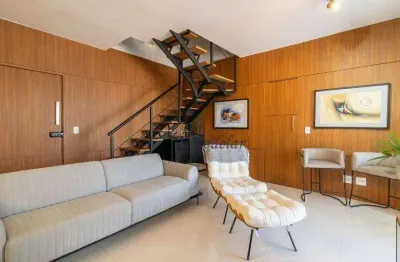 Apartamento duplex com 2 dormitórios para alugar, 105 m² por r$ 14.890,00/mês - brooklin novo - são paulo/sp