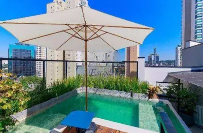 Cobertura com 2 dormitórios à venda, 160 m² por R$ 2.490.000,00 - Brooklin - São Paulo/SP