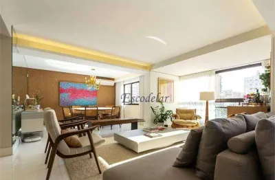 Apartamento com 4 dormitórios à venda, 196 m² por r$ 3.990.000,00 - moema - são paulo/sp