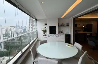 Apartamento com 2 dormitórios à venda, 128 m² por r$ 2.600.000,00 - brooklin - são paulo/sp