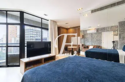 Apartamento com 1 dormitório para alugar, 45 m² por r$ 8.419,00/mês - itaim bibi - são paulo/sp