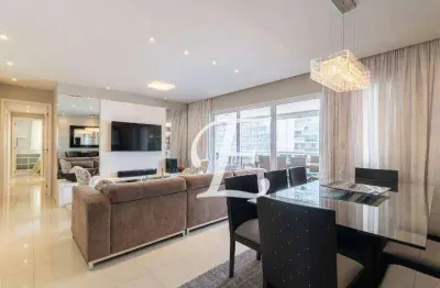 Apartamento com 4 dormitórios para alugar, 147 m² por R$ 20.750,00/mês - Brooklin - São Paulo/SP