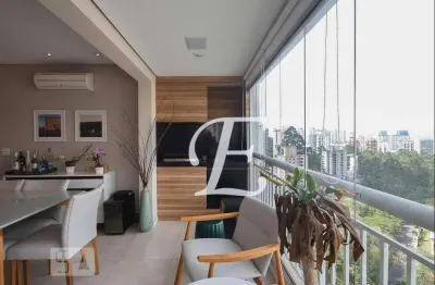 Apartamento com 3 quartos à venda, 130 m², 2 vagas, varanda - vila andrade