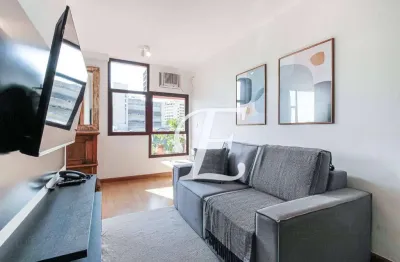 Apartamento com 1 suíte para alugar, 55 m² - cerqueira césar - são paulo/sp