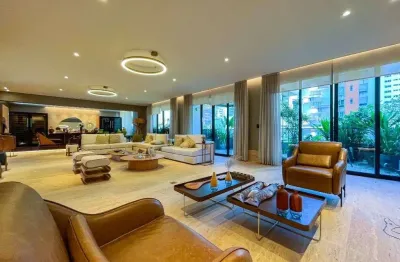 Apartamento com 4 dormitórios para alugar, 631 m² por r$ 120.000,00/mês - jardim paulista - são paulo/sp