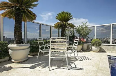 Cobertura duplex com 4 dormitórios à venda, 540 m² por r$ 14.000.000 - moema - são paulo/sp